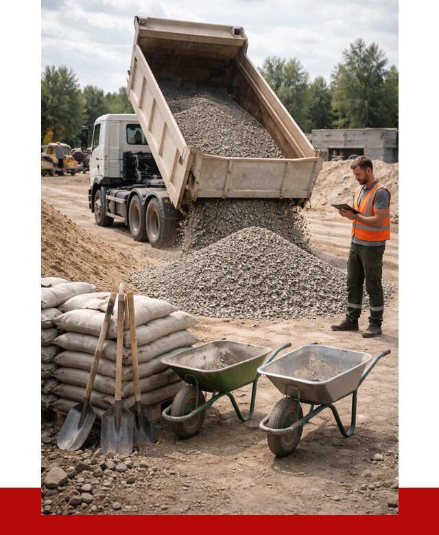 Доставка нерудных материалов в Снежинске от 1247 руб. | ПРОНЕРУДСнж