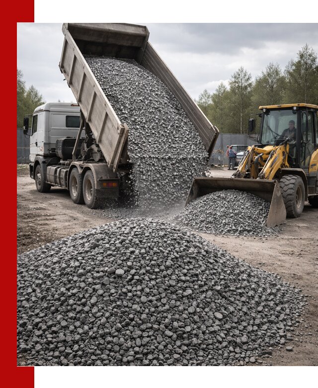 Доставка и продажа щебня гранитного в Снежинске
