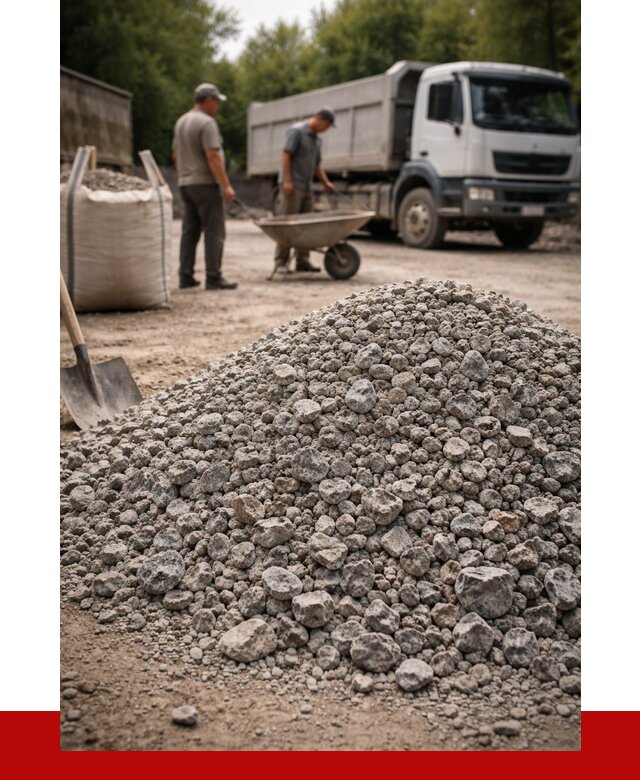 Гранитный щебень фракция 20-40 в Снежинске от 3325 руб. ПРОНЕРУДСнж