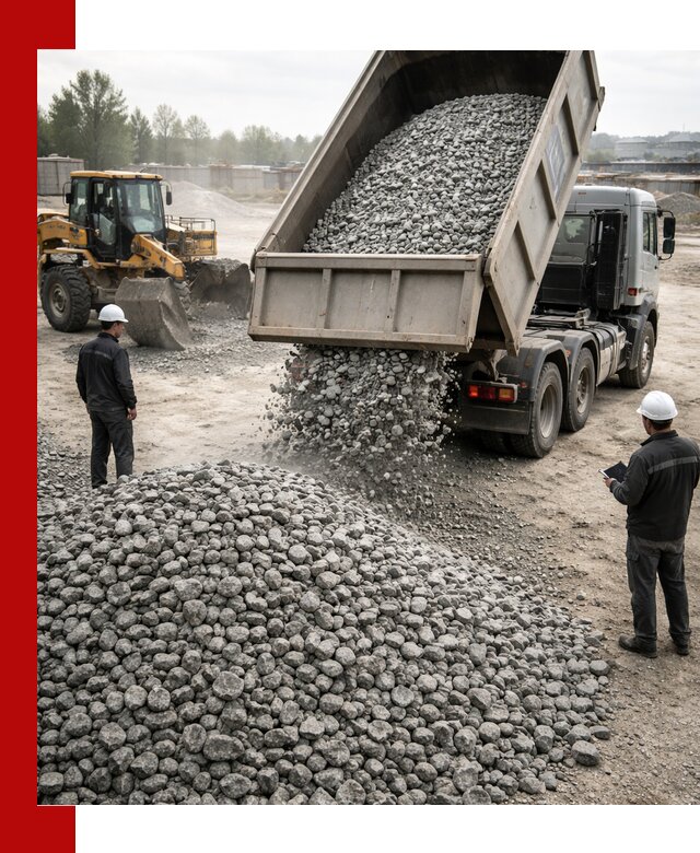 Доставка гранитного щебня фракции 20-40 в Снежинске