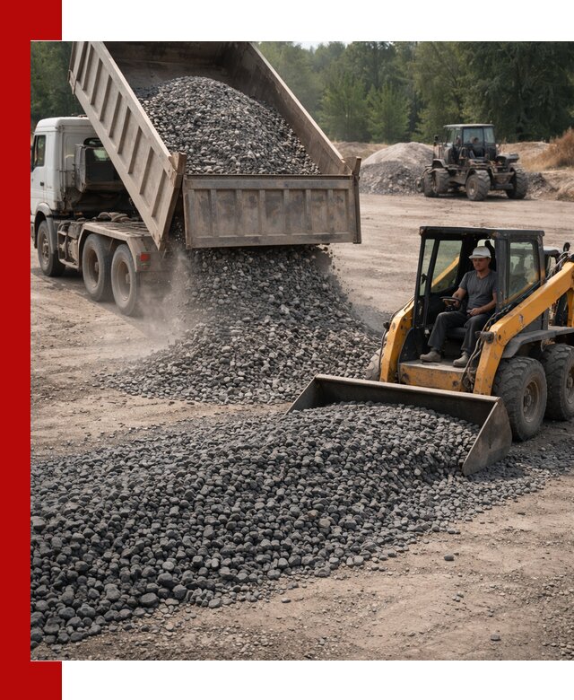 Гранитный щебень фракция 40-70 с доставкой в Снежинске