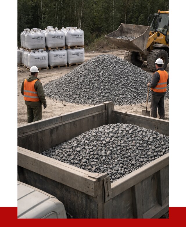 Щебень габбро диабаз 20-40 в Снежинске от 3533 руб. | ПРОНЕРУДСнж