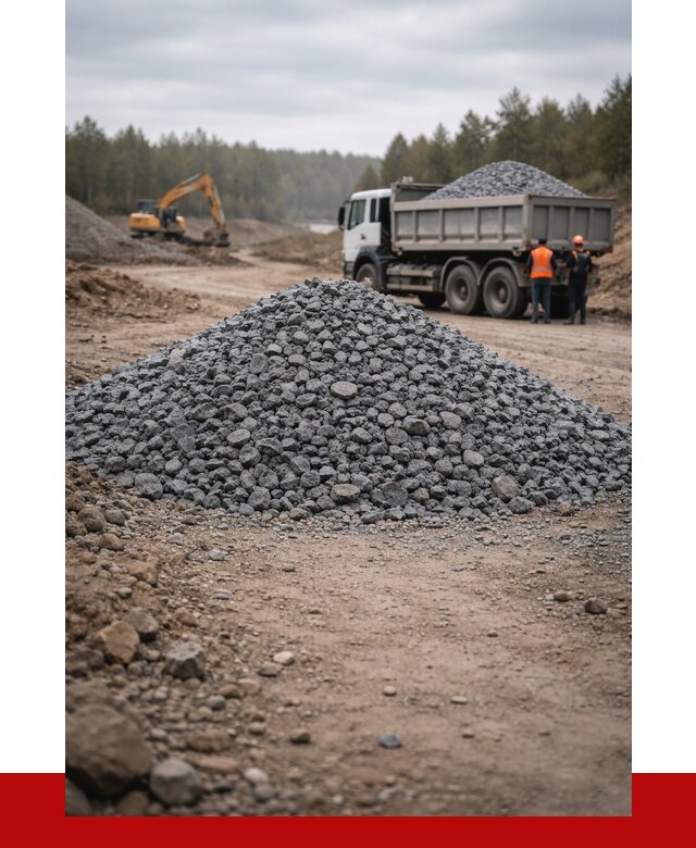 Щебень габбро диабаз фракция 40-70 в Снежинске от 2286 р-ПРОНЕРУДСнж