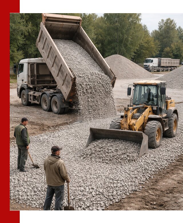 Купить гравийный щебень фракция 20-40 в Снежинске с доставкой