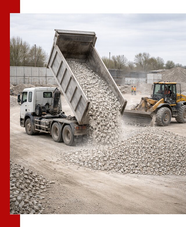 Доставка и продажа известнякового щебня в Снежинске