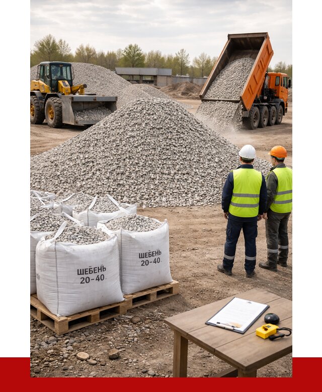 Известняковый щебень 20-40 в Снежинске от 2182 р. ПРОНЕРУДСнж