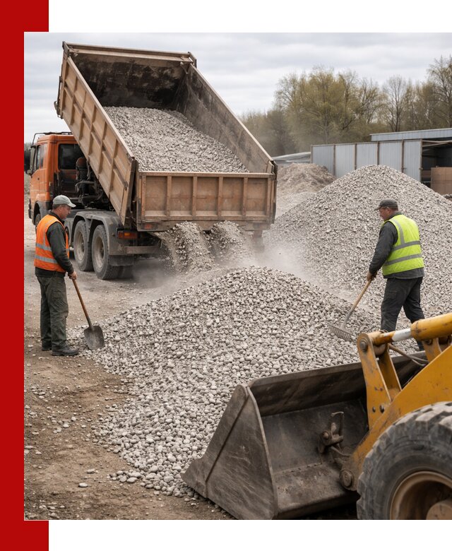 Доломитовый щебень фракции 5-20 с доставкой в Снежинске