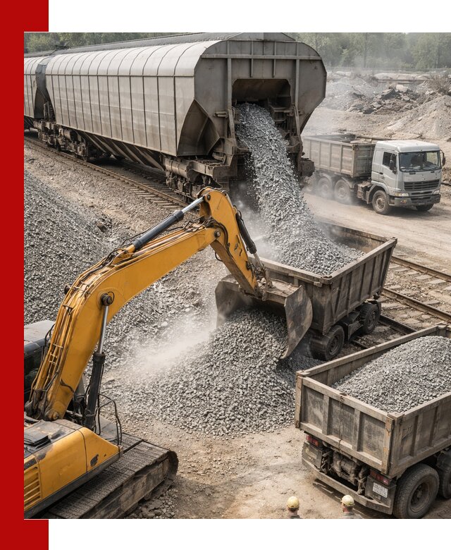 Доставка железнодорожного щебня в Снежинске крупными партиями быстрого отгруза