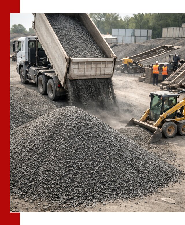 Вторичный щебень фракция 0–5 с доставкой в Снежинске