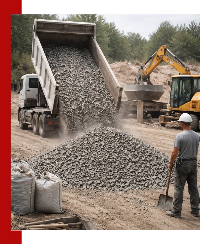 Доставка и продажа бетонного щебня в Снежинске