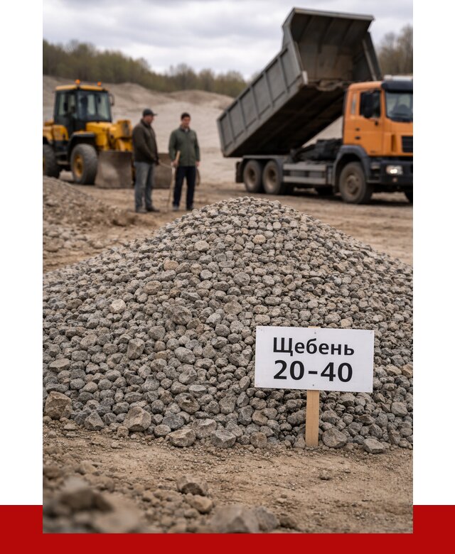 Бетонный щебень фракция 20-40 в Снежинске от 2546 р. | ПРОНЕРУДСнж