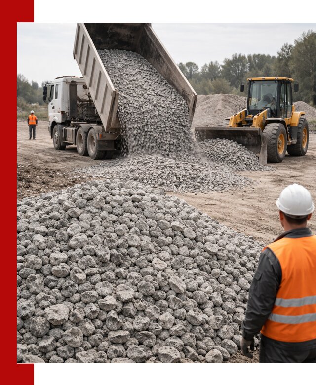 Доставка бетонного щебня фракции 20-40 в Снежинске