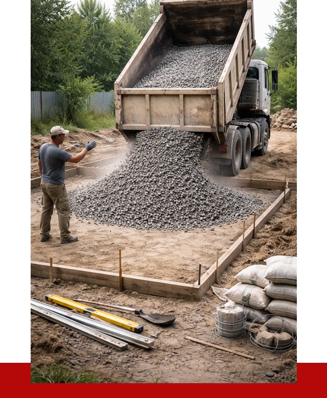 Купить щебень для фундамента в Снежинске от 4676 р. | ПРОНЕРУДСнж
