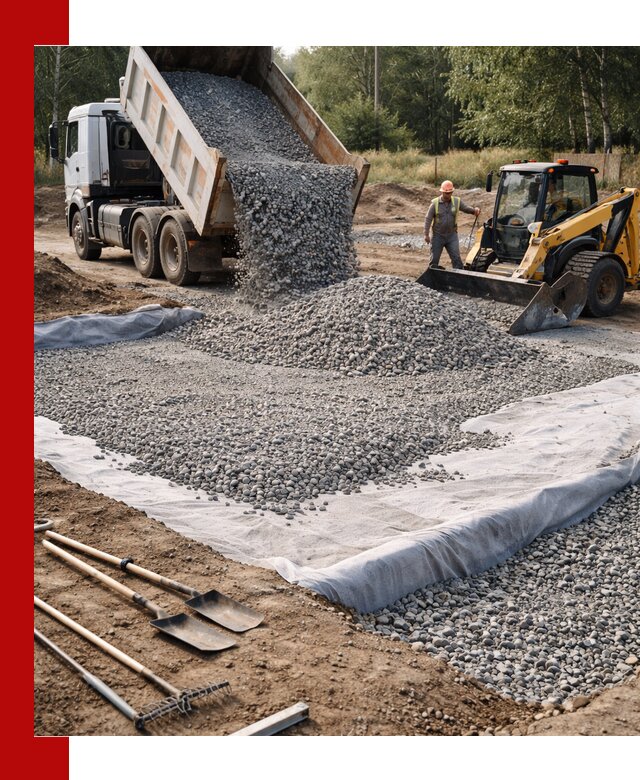 Щебень для фундамента с доставкой в Снежинске