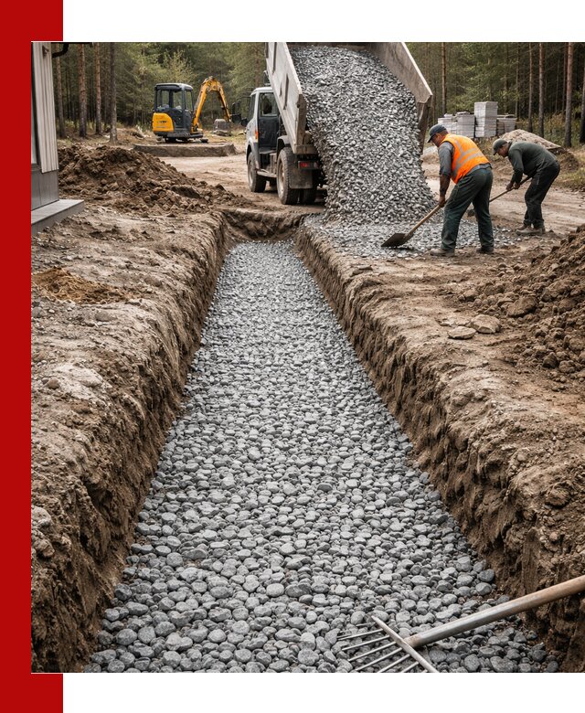 Щебень для дренажа с доставкой в Снежинске высокого качества