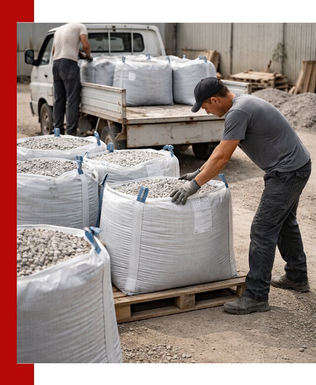 Доставка щебня в мешках по выгодным ценам в Снежинске