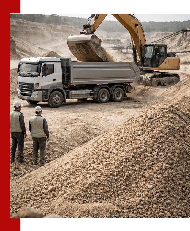 Карьерный крупнозернистый песок с доставкой в Снежинске