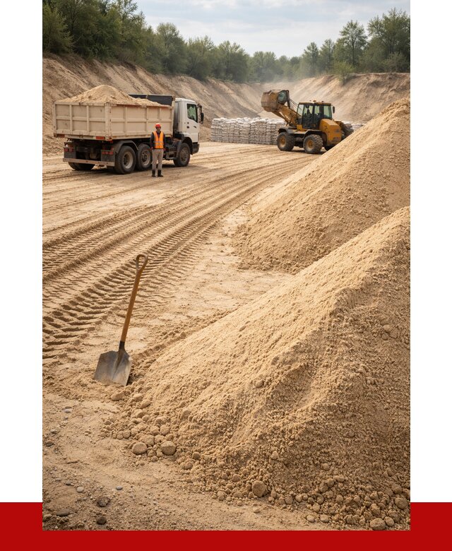Карьерный песок мелкозернистый в Снежинске от 9353 р. | ПРОНЕРУДСнж