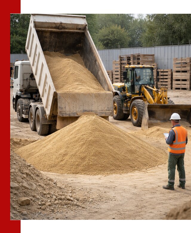 Доставка карьерного мелкозернистого песка в Снежинске