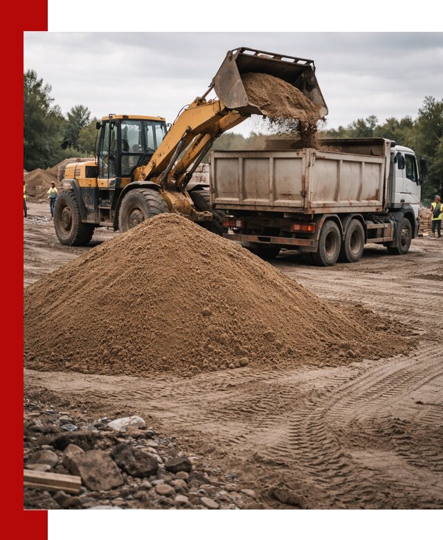 Доставка речного песка навалом в Снежинске быстро и выгодно