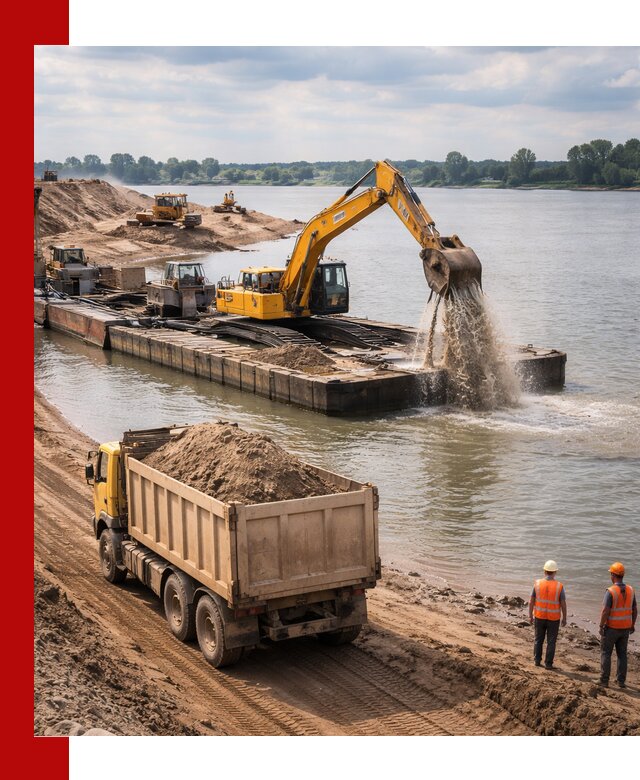 Намывной песок с доставкой в Снежинске оптом и в розницу