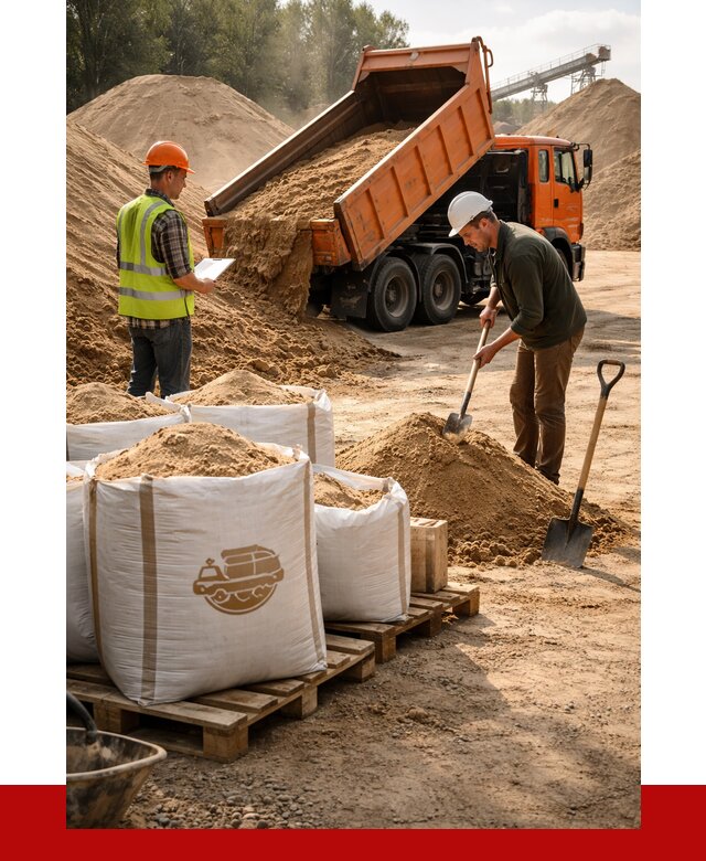 Строительный песок в Снежинске от 2286 р. с доставкой, ПРОНЕРУДСнж