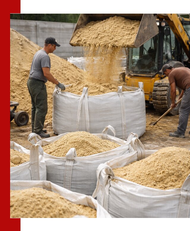 Поставка качественного песка для кладки в Снежинске