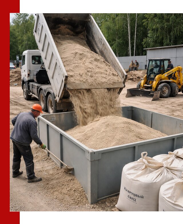 Кварцевый песок для фильтра в Снежинске — доставка и качество