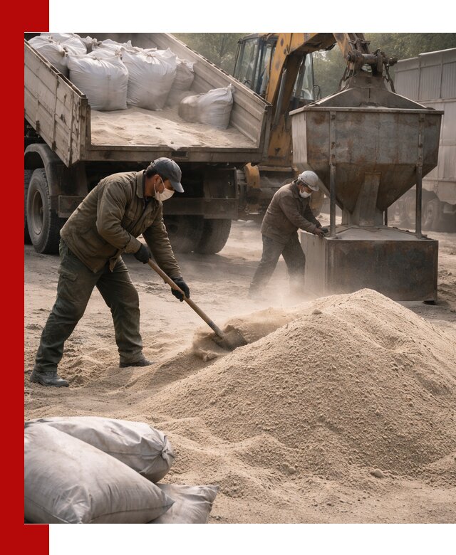 Кварцевый песок для пескоструя в Снежинске — доставка и качество