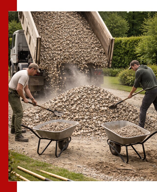 Доставка и продажа декоративной гальки в Снежинске