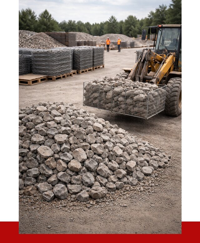 Камень для габионов фракция 70-150 в Снежинске от 4365 р. | ПРОНЕРУДСнж