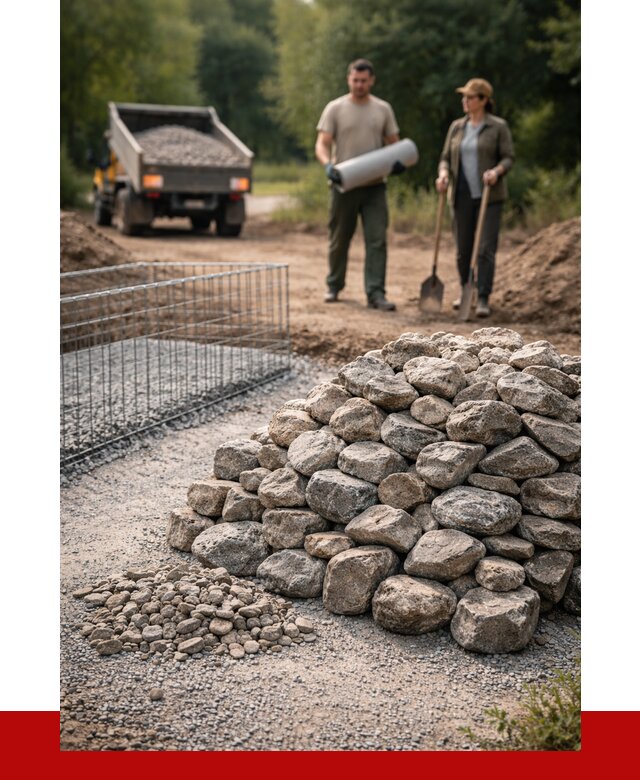 Камень для габионов фракция 100-200 в Снежинске от 4988 р. | ПРОНЕРУДСнж