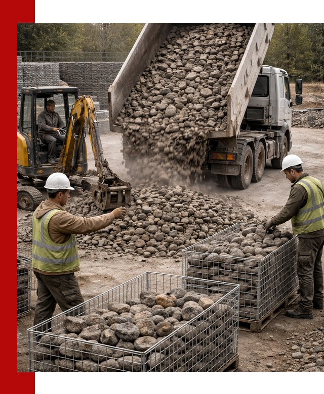 Камень для габионов фракция 100–201 в Снежинске