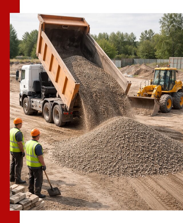 Доставка щебёночно-песчаной смеси ЩПС С7 в Снежинске