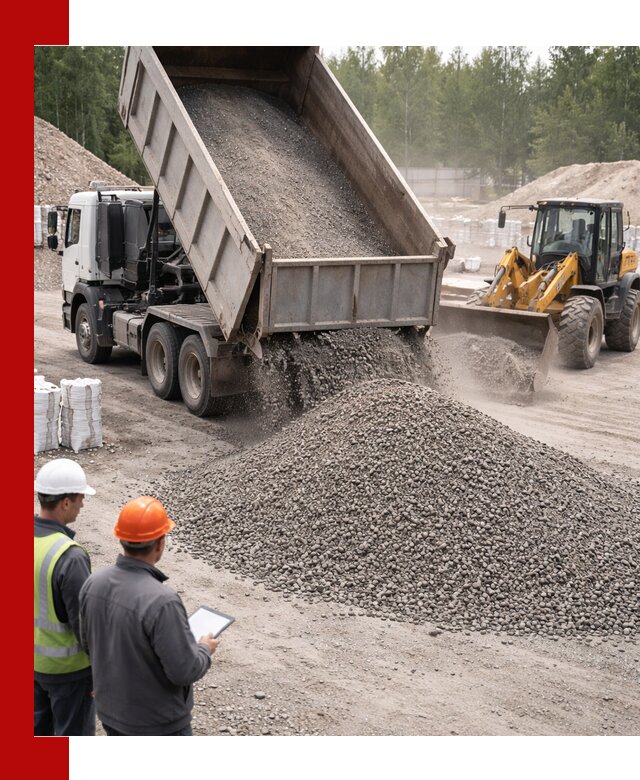 Доставка и продажа гранитного отсева 0-10 в Снежинске