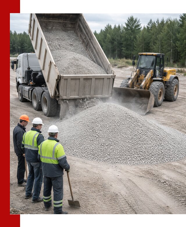 Известняковый отсев 0-5 доставка в Снежинске быстро и выгодно