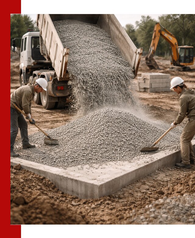 Доставка и продажа отсева для бетона в Снежинске