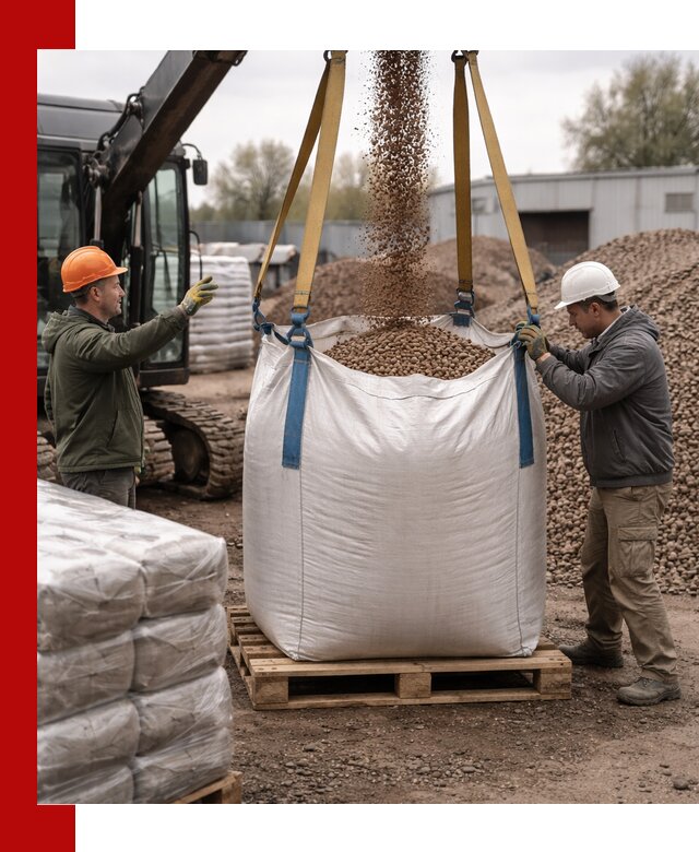 Керамзит в биг-бегах с доставкой в Снежинске