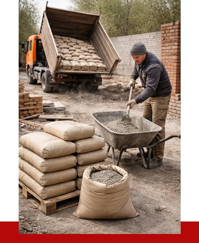 Купить сухую смесь для кладки в Снежинске от 1247 р. | ПРОНЕРУДСнж