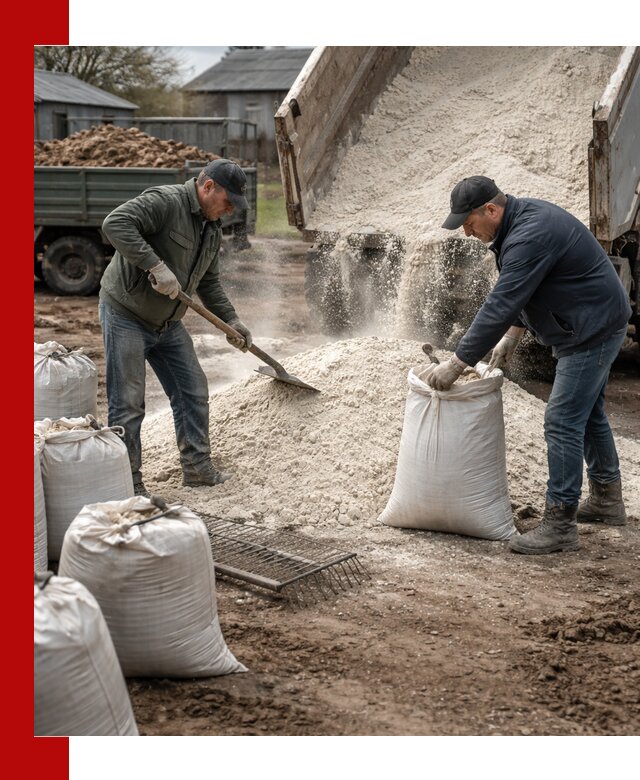 Доставка извести пушонки в Снежинске оптом и мелким оптом