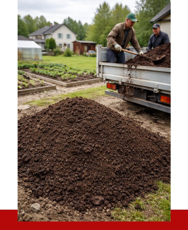 Плодородный грунт в Снежинске с доставкой от 4365 р. | ПРОНЕРУДСнж
