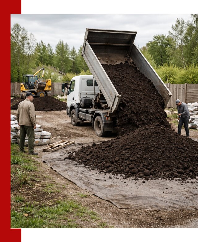 Доставка качественного почвогрунта в Снежинске оптом и в розницу