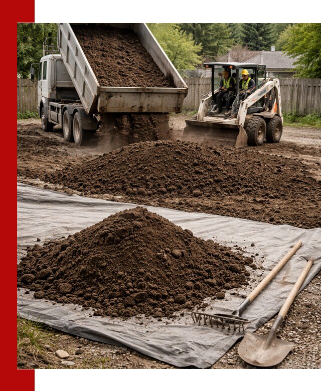 Грунт для отсыпки участка с доставкой в Снежинске