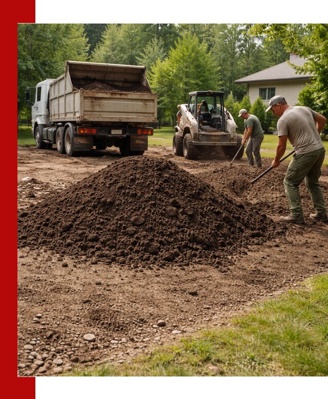 Доставка и укладка грунта для газона в Снежинске