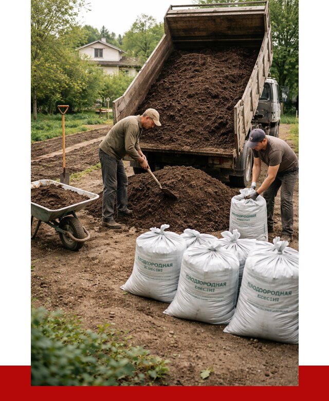Плодородная смесь в Снежинске от 4365 р./куб с доставкой | ПРОНЕРУДСнж