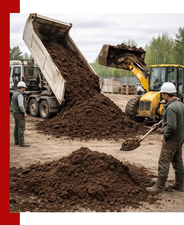 Доставка торфа оптом и в мешках в Снежинске