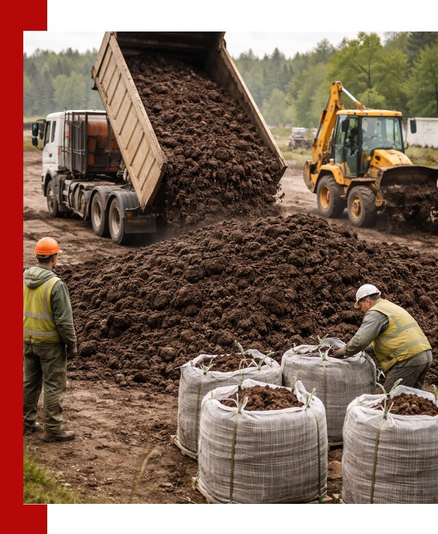 Доставка нейтрального торфа в Снежинске оптом и в розницу