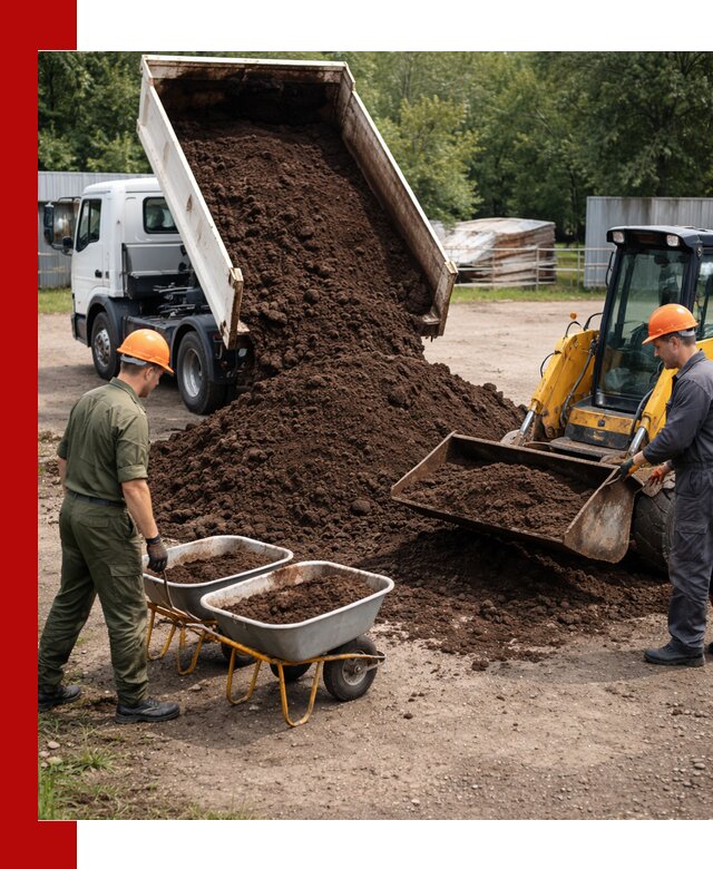 Доставка торфо-земляной смеси в Снежинске для огорода и ландшафта