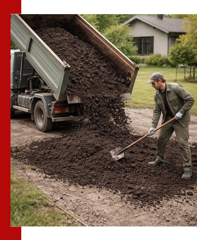 Чернозем для газона с доставкой в Снежинске быстро и качественно