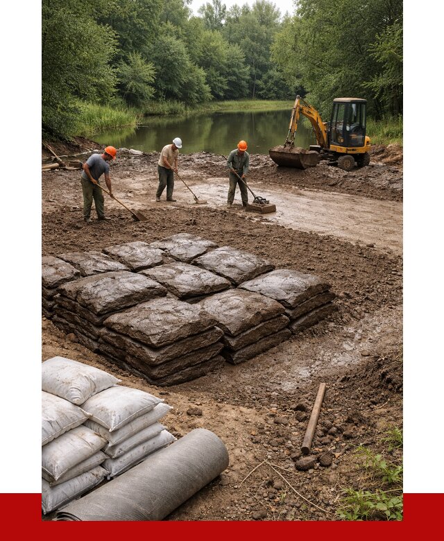 Купить глину для пруда в Снежинске от 4676 р. с доставкой | ПРОНЕРУДСнж